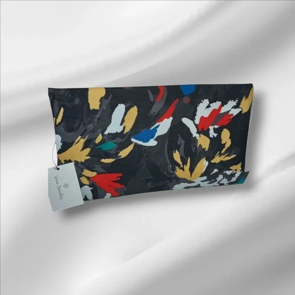 Vera Bradley Lighten Up  Cosmetic/Pencil Pouch Case~Splash Floral~NWT